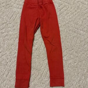 Hanna Andersson Vibrant Red Kids Leggings